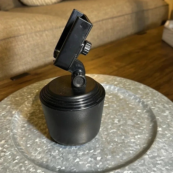 WeatherTech CupFone Cell Phone Holder Black Universal - Picture 2 of 5